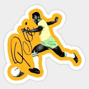 Pele Legend ball Sticker